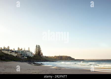 Alba a Convent Beach a Yamba nel nuovo Galles del Sud, Australia. Foto Stock