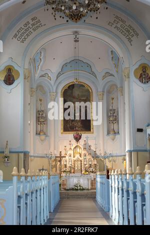 Altare di San Elisabeth Church a Bratislava, Slovacchia Foto Stock