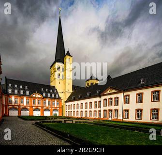 Abbazia di Brauweiler a Pulheim, Renania settentrionale-Vestfalia, Germania Foto Stock