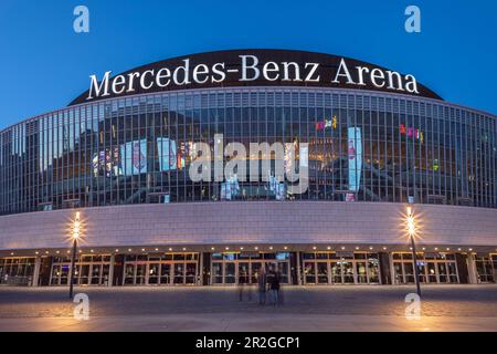 Mercedes Benz Arena a Berlino, Germania Foto Stock