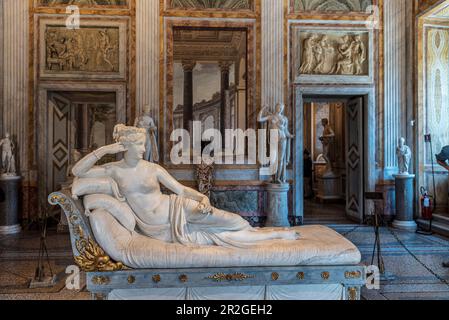 Museo d'arte Galleria Borghese nel parco di Villa Borghese, Roma, Lazio, Italia, Europa Foto Stock