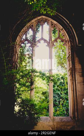 Christopher Wren's St. Dunstan nell'East Church Garden nella City di Londra Foto Stock