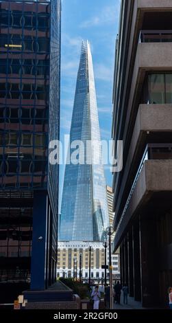 Lo Shard sulla South Bank a Londra Foto Stock