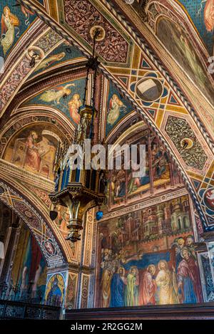 Cappella nel municipio, Palazzo pubblico, interno, Piazza del campo, Siena, Toscana, Italia, Europa Foto Stock