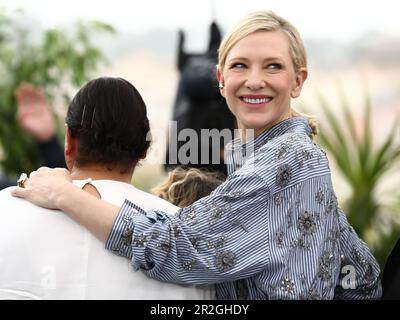 19 maggio 2023, Cannes, Cote d'Azur, Francia: CATE BLANCHETT partecipa al 'New Boy' Photocall durante il 76th° Festival annuale del cinema di Cannes al Palais des Festivals. (Credit Image: © Mickael Chavet/ZUMA Press Wire) SOLO PER USO EDITORIALE! Non per USO commerciale! Foto Stock