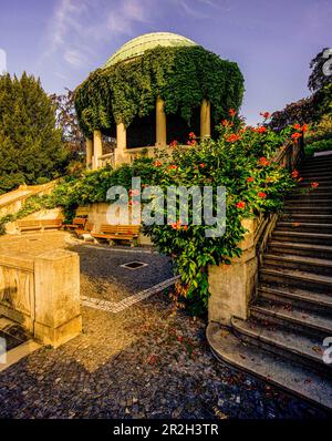 Tempio di Beethoven nei giardini termali superiori di Baden vicino a Vienna, bassa Austria; Austria Foto Stock