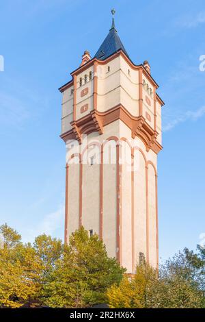 Storica torre dell'acqua a Straubing, nella bassa Baviera, in Germania Foto Stock