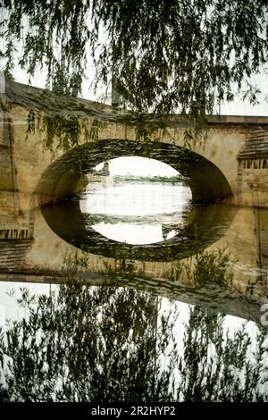 Ponte sul Fiume Senna a Parigi, Francia. Foto Stock