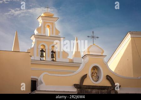 Chiesa di San Gaetano in Forio, Isola d'Ischia, Golfo di Napoli, Campania, Italia Foto Stock