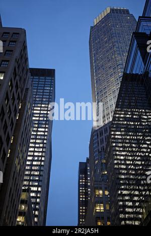 Uffici a Midtown Manhattan, New York, New York, USA Foto Stock