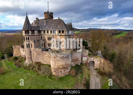 Castello di Berlepsch vicino a Witzenhausen, Assia, Germania Foto Stock