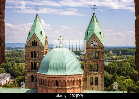 Cattedrale imperiale di Speyer, Renania-Palatinato, Germania Foto Stock