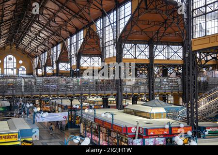 Mercato Centrale, Budapest, Pest, Ungheria, Europa Foto Stock