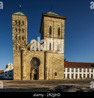 St Cattedrale di Pietro, città vecchia di Osnabrück, bassa Sassonia, Germania Foto Stock