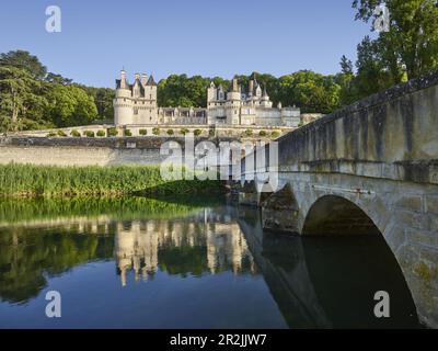 Chateau d'Ussé, Rigny-Ussé, Valle della Loira, Francia Foto Stock