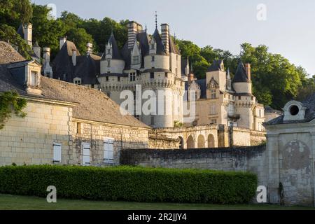Chateau d'Ussé, Rigny-Ussé, Valle della Loira, Francia Foto Stock
