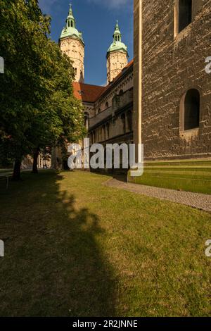 Cattedrale di Naumburg, patrimonio dell'umanità dell'UNESCO, Naumburg/Saale, Burgenlandkreis, Sassonia-Anhalt, Germania Foto Stock