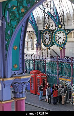 Architettura vittoriana a Smithfield Market, Clerkenwell, London, England, Regno Unito Foto Stock