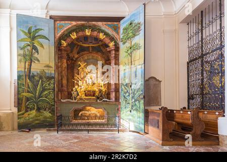 Monastero di Raitenhaslach, chiesa del monastero, Santo Sepolcro nel vestibolo occidentale Foto Stock