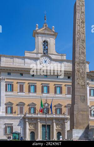 Roma, Piazza di Montecitorio, Palazzo Montecitorio Foto Stock