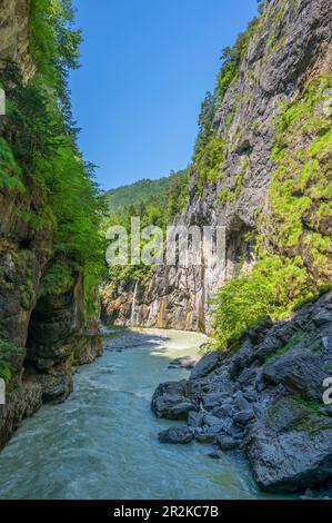 La Gola di Aare tra Innertkirchen e Meiringen, Cantone di Berna, Svizzera Foto Stock