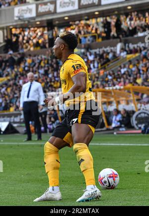 20th maggio 2023; Molineux Stadium, Wolverhampton, West Midlands, Inghilterra; Premier League Football, Wolverhampton Wanderers contro Everton; Adama Traore of Wolves Foto Stock