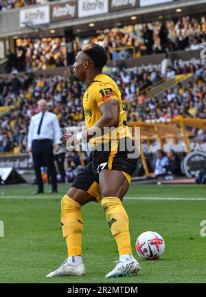 20th maggio 2023; Molineux Stadium, Wolverhampton, West Midlands, Inghilterra; Premier League Football, Wolverhampton Wanderers contro Everton; Adama Traore of Wolves Foto Stock