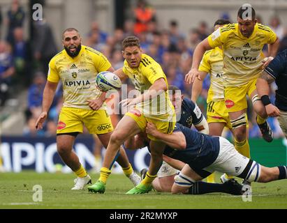 Tawera Kerr-Barlow di la Rochelle in azione durante la partita finale della Heineken Champions Cup allo stadio Aviva di Dublino, Irlanda. Data immagine: Sabato 20 maggio 2023. Foto Stock