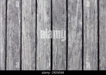 legno di motivo - legno invecchiato di tessitura accatastato con linee orizzontali Foto Stock