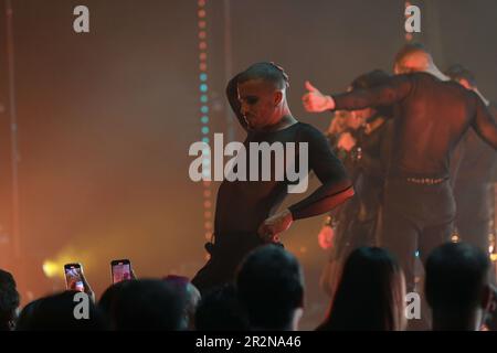 Roma, Italia. 19th maggio, 2023. All'Auditorium della conciliazione di Roma, il duo italiano Paola e Chiara live per il Balletto "per Sempre Tour 2023" (Foto di Paolo Pizzi/Pacific Press) Credit: Pacific Press Media Production Corp./Alamy Live News Foto Stock