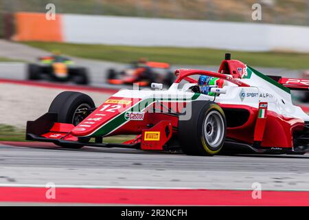 20th maggio 2023; Circuit de Barcelona-Catalunya, Barcellona, Catalogna, Spagna: 6 ore di Barcellona, Day 1; Andrea Kimi Antonelli (ITA) alla guida del Campionato europeo Regionale di Formula Premio Racing by Alpine Credit: Action Plus Sports Images/Alamy Live News Foto Stock