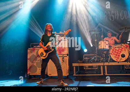 POGO CAR CRASH CONTROL a Rock A l'Usine, Istres, FRANCIA, 11/05/2023 Florent 'MrCrash' B. Foto Stock