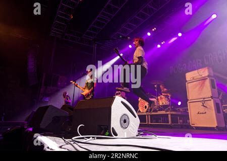 POGO CAR CRASH CONTROL a Rock A l'Usine, Istres, FRANCIA, 11/05/2023 Florent 'MrCrash' B. Foto Stock