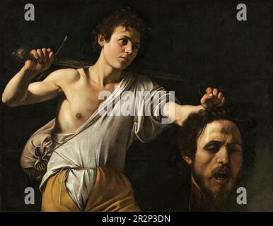 Davide con il capo di Golia. Caravaggio. circa 1600 - 1601. Foto Stock