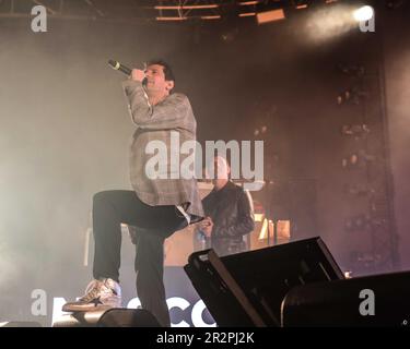 Milano, Italia. 20th maggio, 2023. Zero assoluto, Matteo Maffucci durante Zero assoluto, Concerto musicale a Milano, 20 2023 maggio Credit: Agenzia indipendente per le foto/Alamy Live News Foto Stock