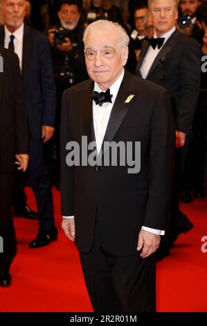 Cannes, Frankreich. 20th maggio, 2023. Martin Scorsese bei der Premiere des Kinofilms 'Killers of the Flower Moon' auf dem Festival de Cannes 2023/76. Internationale Filmfestspiele von Cannes im Palais des Festivals. Cannes, 20.05.2023 Credit: Geisler-Fotopress GmbH/Alamy Live News Foto Stock