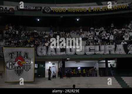 Curitiba, Parana, Brasil. 20th maggio, 2023. (SPO) Campionato brasiliano di Calcio: Coritiba vs Atletico MG. 20 maggio 2023, Curitiba, Parana, Brasile: Incontro di calcio tra Coritiba e Atletico MG valido per il 7th° round del Campionato di calcio brasiliano 2023, all'Estadio Couto Pereira di Curitiba. Atletico MG ha vinto 2-1. Credit: Edson de Souza/Thenews2 (Credit Image: © Edson De Souza/TheNEWS2 via ZUMA Press Wire) SOLO PER USO EDITORIALE! Non per USO commerciale! Foto Stock