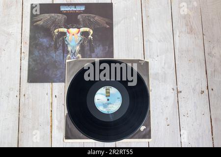 The Eagles 1975 e il quarto album One of These Nights, tra cui uno dei nostri brani preferiti ♫ Take IT to the Limit ♫ Foto Stock