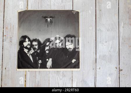 The Eagles 1975 e il quarto album One of These Nights, tra cui uno dei nostri brani preferiti ♫ Take IT to the Limit ♫ Foto Stock