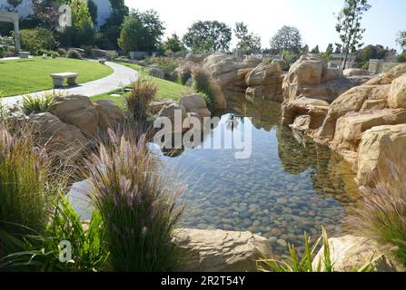 Los Angeles, California, USA 18th maggio 2023 Hillside Memorial Park il 18 maggio 2023 a Culver City, Los Angeles, California, USA. Foto di Barry King/Alamy Stock Photo Foto Stock