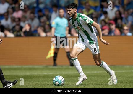 ARNHEM - Ricardo Pepi del FC Groningen durante la partita di campionato olandese tra Vitesse e FC Groningen al Gelredome il 21 maggio 2023 ad Arnhem, Paesi Bassi. ANP JEROEN PUTMANS Foto Stock