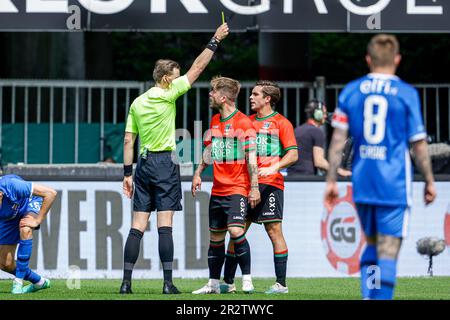 Nijmegen, Paesi Bassi. 21st maggio, 2023. NIJMEGEN, PAESI BASSI - MAGGIO 21: Lasse Schone di NEC Nijmegen in azione durante la partita di Eredivie tra NEC Nijmegen e AZ Alkmaar a Goffertstadion il 21 Maggio 2023 a Nijmegen, Paesi Bassi (Foto di Broer van den Boom/Orange Pictures) Credit: Orange Pics BV/Alamy Live News Foto Stock