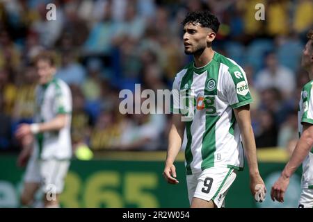 ARNHEM - Ricardo Pepi del FC Groningen durante la partita di campionato olandese tra Vitesse e FC Groningen al Gelredome il 21 maggio 2023 ad Arnhem, Paesi Bassi. ANP JEROEN PUTMANS Foto Stock