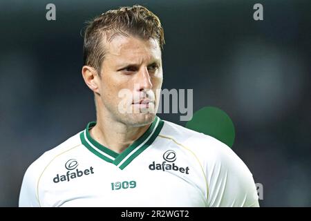 Curitiba, Brasile. 20th maggio, 2023. Henrique di Coritiba, durante la partita tra Coritiba e Atletico Mineiro, per la Serie A 2023 brasiliana, allo Stadio Couto Pereira, a Curitiba il 20 maggio. Foto: Heuler Andrey/DiaEsportivo/Alamy Live News Credit: DiaEsportivo/Alamy Live News Foto Stock