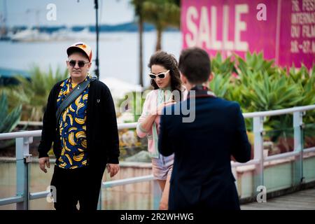 Cannes, Francia, 21th maggio 2023, Marion Cotillard partecipa al 76th° festival annuale del cinema di Cannes al Palais des Festivals (Credits photo: Giovanna Onofri) Foto Stock