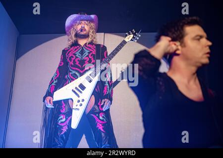 Tokio Hotel che si esibisce alla Sala Apolo, Barcellona, 12 maggio 2023. Fotografo: ALE Espaliat Foto Stock