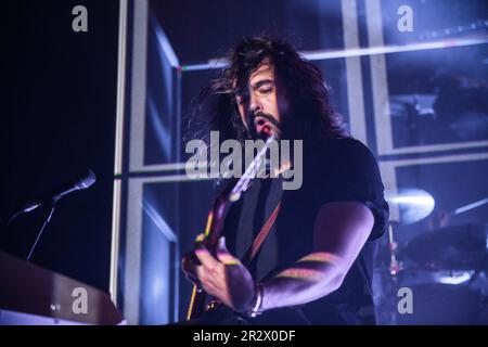 Tokio Hotel che si esibisce alla Sala Apolo, Barcellona, 12 maggio 2023. Fotografo: ALE Espaliat Foto Stock