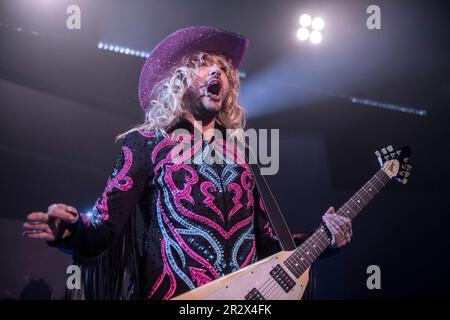 Tokio Hotel che si esibisce alla Sala Apolo, Barcellona, 12 maggio 2023. Fotografo: ALE Espaliat Foto Stock