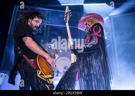 Tokio Hotel che si esibisce alla Sala Apolo, Barcellona, 12 maggio 2023. Fotografo: ALE Espaliat Foto Stock