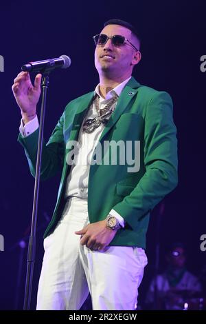 Sunrise FL, Stati Uniti. 20th maggio, 2023. Lenier si esibisce durante il concerto di Uforia Amor A la Musica presso la FLA Live Arena il 20 maggio 2023 a Sunrise, Florida. Credit: Mpi04/Medi Punch/Alamy Live News Foto Stock